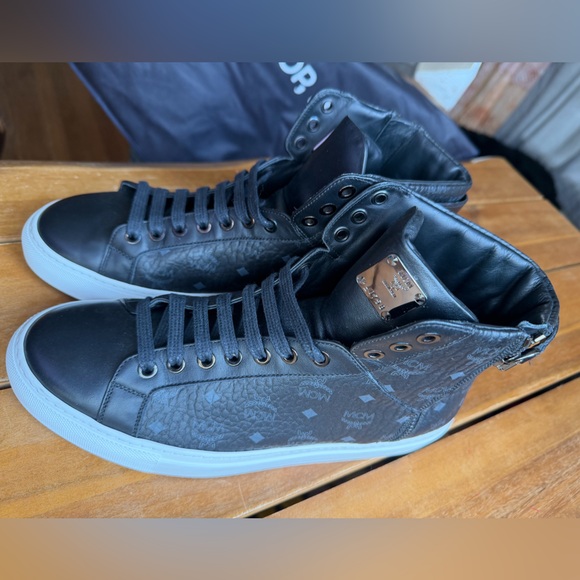 MCM Other - MCM Black High-Top Sneakers